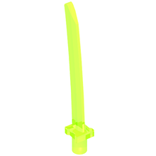 Part 37341c - Minifigure, Weapon Sword Blade with Bar, Square Crossguard - De BrickPlaats
