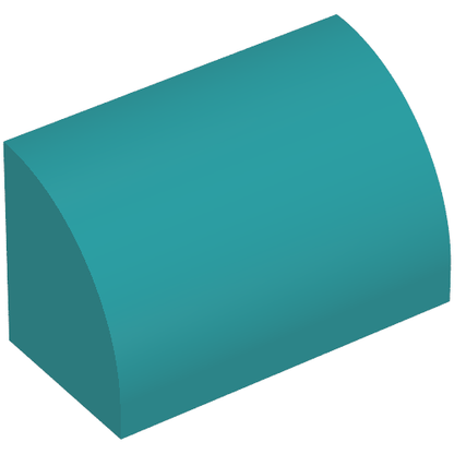 Part 37352 - Slope, Curved 1 x 2 - De BrickPlaats