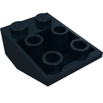 Part 3747a - Slope, Inverted 33 3 x 2 with Flat Bottom Pin without Connections between Studs - De BrickPlaats