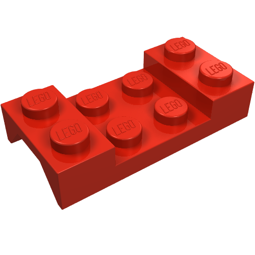 Part 3788 - Vehicle, Mudguard 2 x 4 with Arch Studded - De BrickPlaats