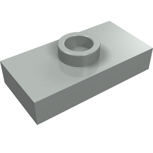 Part 3794a - Plate, Modified 1 x 2 with 1 Stud without Groove (Jumper) - De BrickPlaats