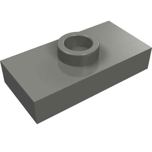 Part 3794a - Plate, Modified 1 x 2 with 1 Stud without Groove (Jumper) - De BrickPlaats