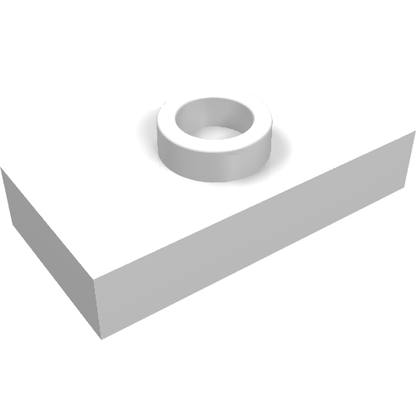 Part 3794a - Plate, Modified 1 x 2 with 1 Stud without Groove (Jumper) - De BrickPlaats