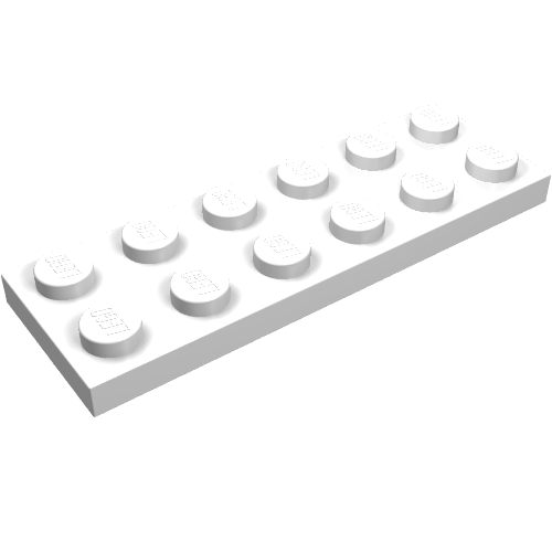 Part 3795 - Plate 2 x 6 - De BrickPlaats