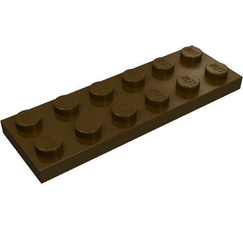 Part 3795 - Plate 2 x 6 - De BrickPlaats