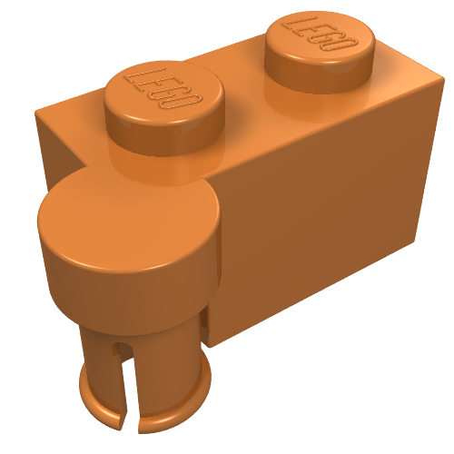 Part 3830 - Hinge Brick 1 x 4 Swivel Top - De BrickPlaats