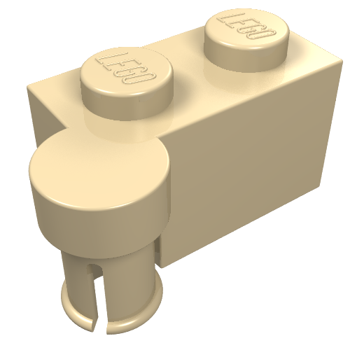 Part 3830 - Hinge Brick 1 x 4 Swivel Top - De BrickPlaats