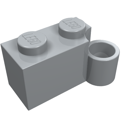 Part 3831 - Hinge Brick 1 x 4 Swivel Base - De BrickPlaats