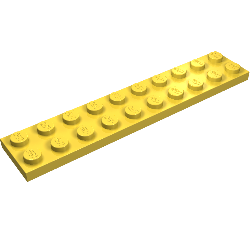 Part 3832 - Plate 2 x 10 - De BrickPlaats