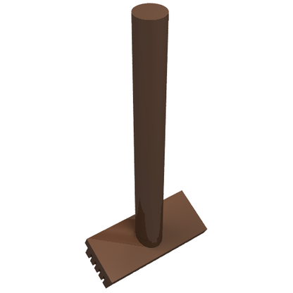 Part 3836 - Minifigure, Utensil Push Broom - De BrickPlaats
