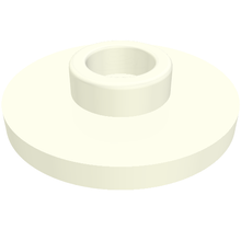 Part 38799 - Minifigure, Utensil Tea Saucer with Hollow Stud - De BrickPlaats