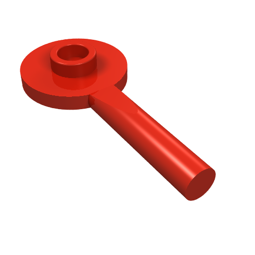 Part 3900 - Minifigure, Utensil Signal Paddle - De BrickPlaats