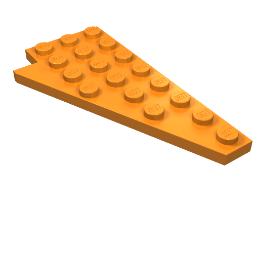 Part 3934 - Wedge, Plate 8 x 4 Wing Right - De BrickPlaats