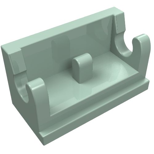 Part 3937 - Hinge Brick 1 x 2 Base - De BrickPlaats