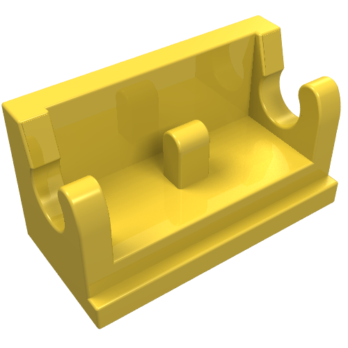 Part 3937 - Hinge Brick 1 x 2 Base - De BrickPlaats