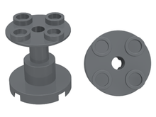 Part 3940b - Support 2 x 2 x 2 Stand with Complete Hole - De BrickPlaats