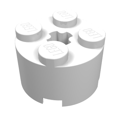 Part 3941 - Brick, Round 2 x 2 with Axle Hole - De BrickPlaats