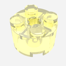 Part 3941 - Brick, Round 2 x 2 with Axle Hole - De BrickPlaats
