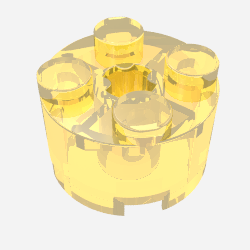 Part 3941 - Brick, Round 2 x 2 with Axle Hole - De BrickPlaats