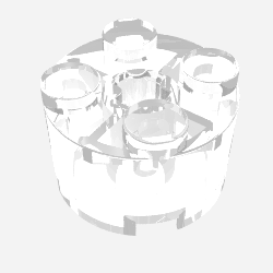 Part 3941 - Brick, Round 2 x 2 with Axle Hole - De BrickPlaats