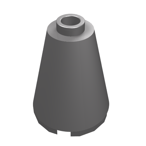 Part 3942c - Cone 2 x 2 x 2 - Open Stud - De BrickPlaats