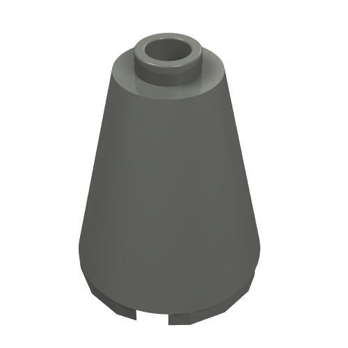 Part 3942c - Cone 2 x 2 x 2 - Open Stud - De BrickPlaats