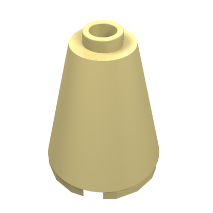 Part 3942c - Cone 2 x 2 x 2 - Open Stud - De BrickPlaats