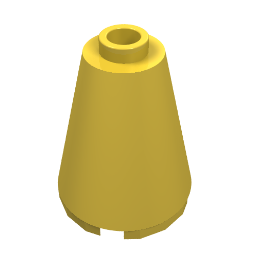 Part 3942c - Cone 2 x 2 x 2 - Open Stud - De BrickPlaats