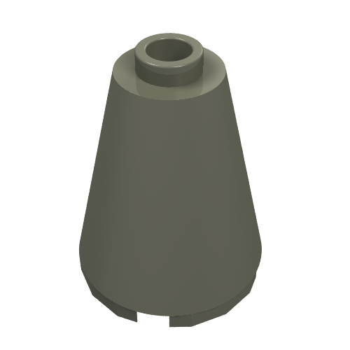 Part 3942c - Cone 2 x 2 x 2 - Open Stud - De BrickPlaats
