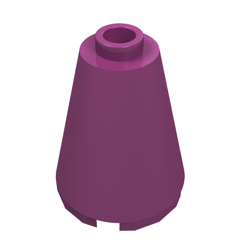 Part 3942c - Cone 2 x 2 x 2 - Open Stud - De BrickPlaats