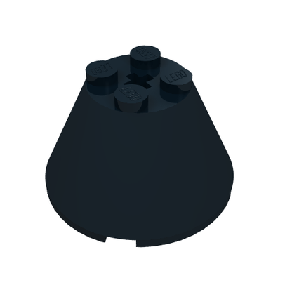 Part 3943b - Cone 4 x 4 x 2 with Axle Hole - De BrickPlaats