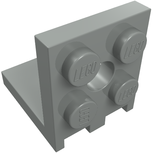 Part 3956 - Bracket 2 x 2 - 2 x 2 with 2 Holes - De BrickPlaats