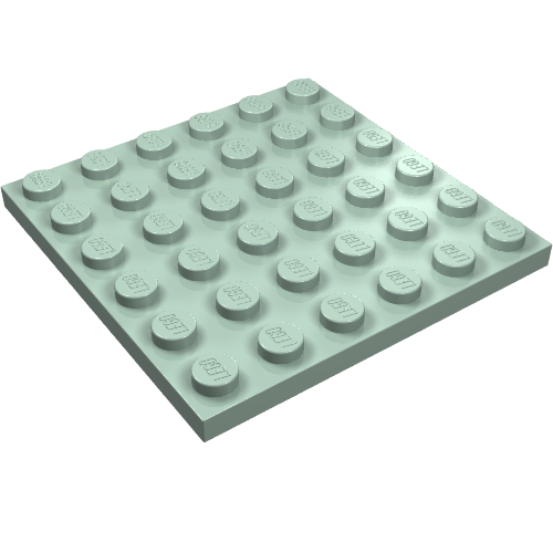 Part 3958 - Plate 6 x 6 - De BrickPlaats