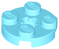 Part 4032 - Plate, Round 2 x 2 with Axle Hole - De BrickPlaats