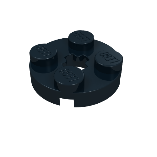 Part 4032 - Plate, Round 2 x 2 with Axle Hole - De BrickPlaats