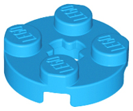 Part 4032 - Plate, Round 2 x 2 with Axle Hole - De BrickPlaats