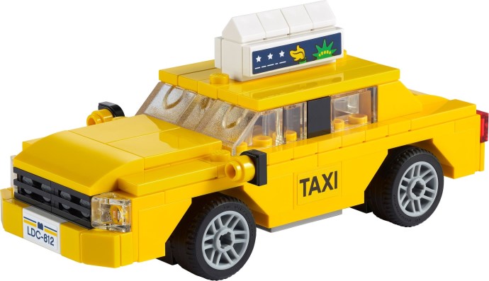 Set 40468 - Yellow Taxi - De BrickPlaats