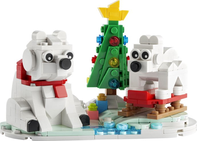 LEGO® Wintertime Polar Bears 40571 Building Kit - De BrickPlaats