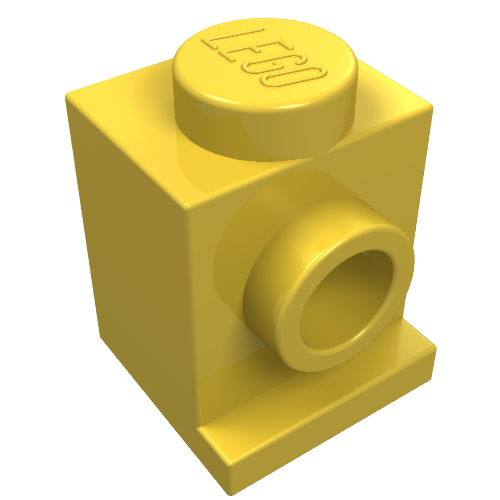 Part 4070 - Brick, Modified 1 x 1 with Headlight - De BrickPlaats
