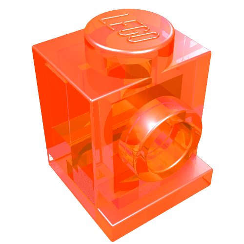 Part 4070 - Brick, Modified 1 x 1 with Headlight - De BrickPlaats