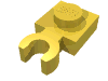 Part 4085d - Plate, Modified 1 x 1 with Open O Clip Thick (Vertical Grip) - De BrickPlaats