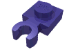 Part 4085d - Plate, Modified 1 x 1 with Open O Clip Thick (Vertical Grip) - De BrickPlaats