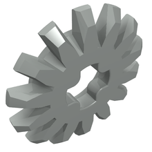 Part 4143 - Technic, Gear 14 Tooth Bevel Thin - De BrickPlaats