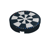 Part 4150ps3 - Tile, Round 2 x 2 with Dejarik Hologameboard Pattern - De BrickPlaats