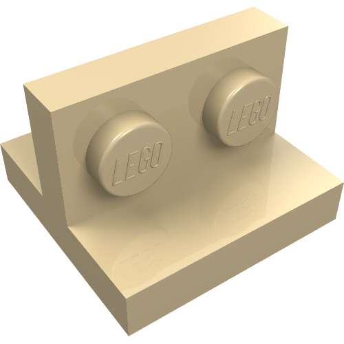 Part 41682 - Bracket 2 x 2 - 1 x 2 Centered - De BrickPlaats
