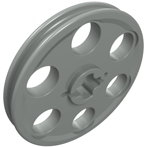 Part 4185 - Technic Wedge Belt Wheel (Pulley) - De BrickPlaats