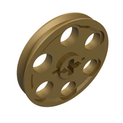 Part 4185 - Technic Wedge Belt Wheel (Pulley) - De BrickPlaats
