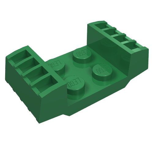 Part 41862 - Plate, Modified 2 x 2 with Vents - De BrickPlaats