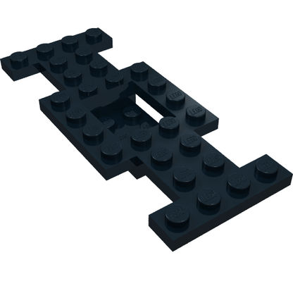 Part 4212b - Vehicle, Base 4 x 10 x 2/3 with 2 x 2 Recessed Center with Smooth Underside, No Center Hole - De BrickPlaats