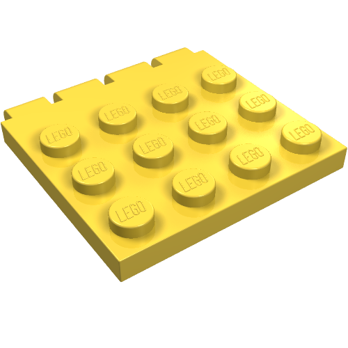 Part 4213 - Hinge Vehicle Roof 4 x 4 - De BrickPlaats